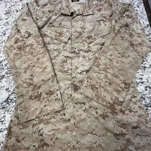 American Apparel Men's Desert Camo Jacket US Marine Corps‎ Med-XXLong